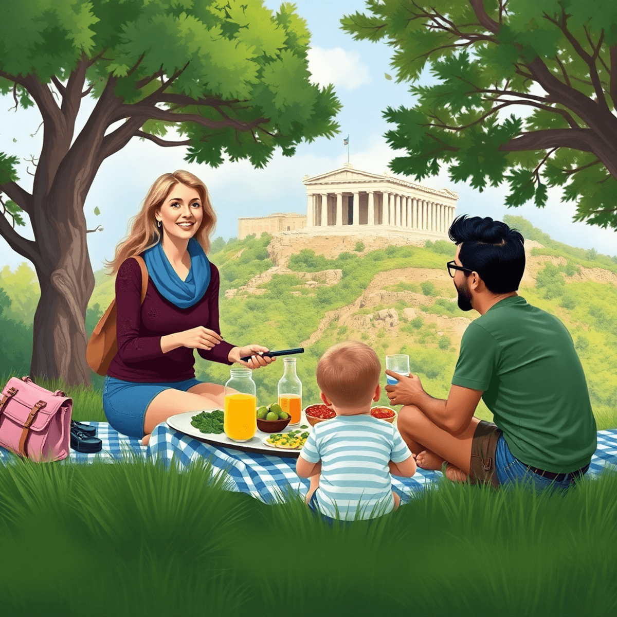 Family activities in Athens Living Museum